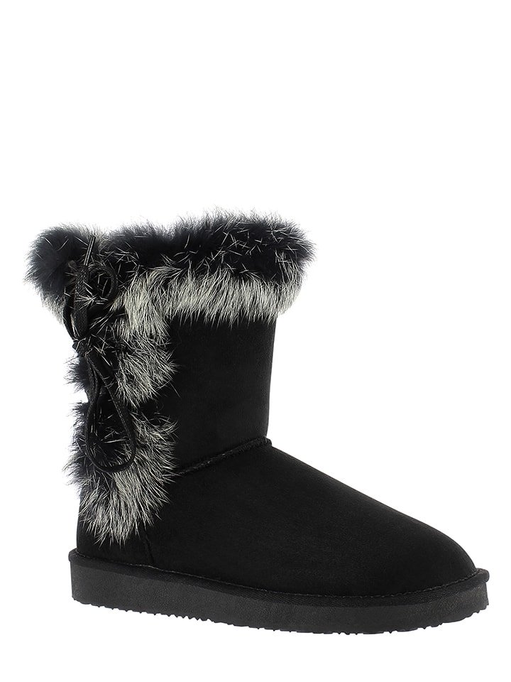 ISLAND BOOT Kozaki zimowe "Christy" w kolorze czarnym rozmiar: 38