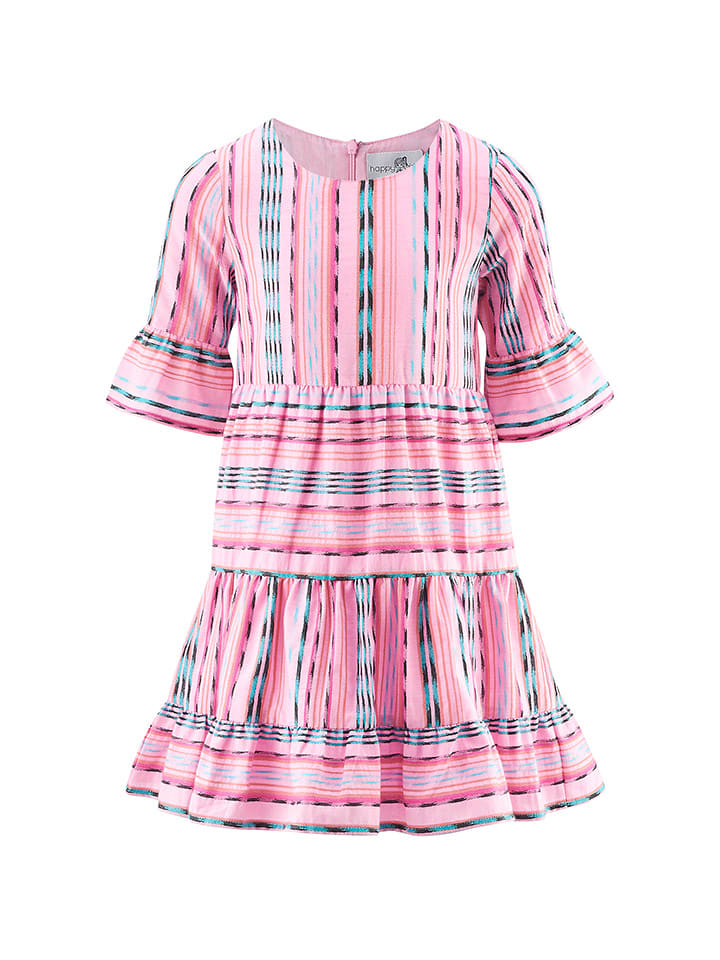 happy girls by Eisend Sukienka w kolorze jasnoróżowo-niebieskim rozmiar: 164