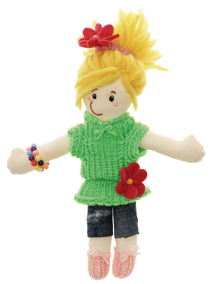 SUNNYSUE Bawełniana lalka w kolorze kremowym rozmiar: onesize