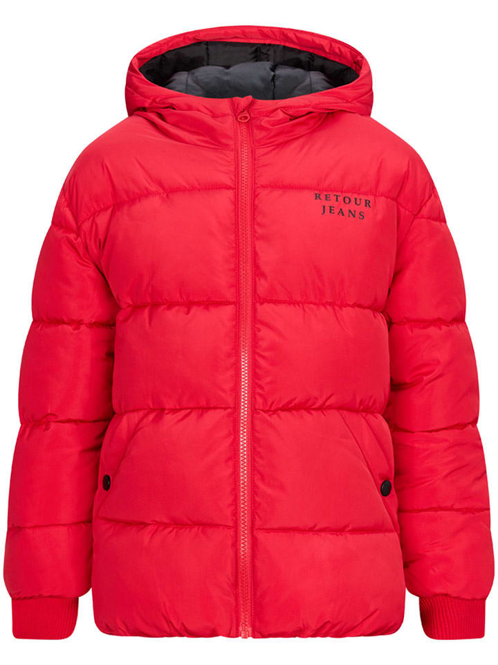 Retour Kurtka pikowana "Alrik" w kolorze czerwonym rozmiar: 170/176