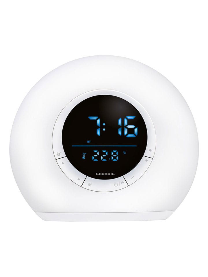 GRUNDIG Radiobudzik w kolorze białym rozmiar: onesize
