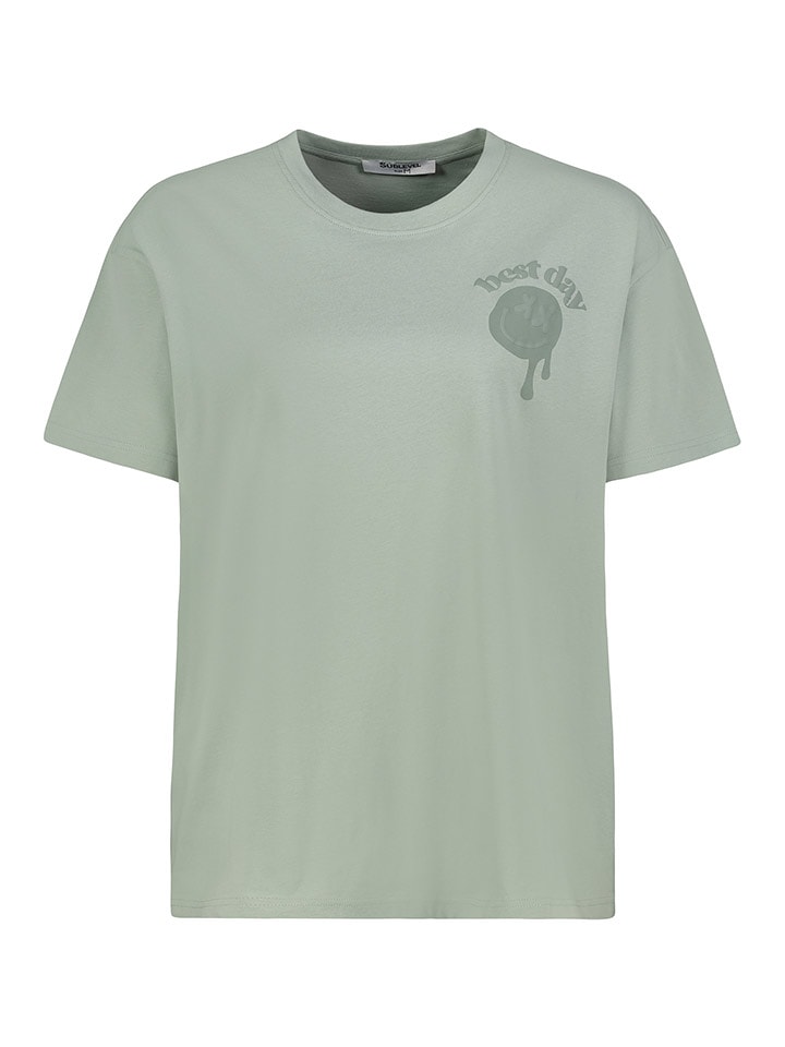 Sublevel Koszulka w kolorze jasnozielonym rozmiar: S