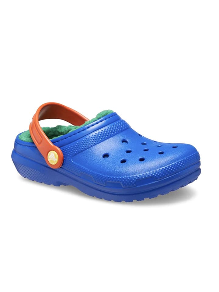 Crocs Chodaki "Classic Lined" w kolorze niebieskim rozmiar: 32/33