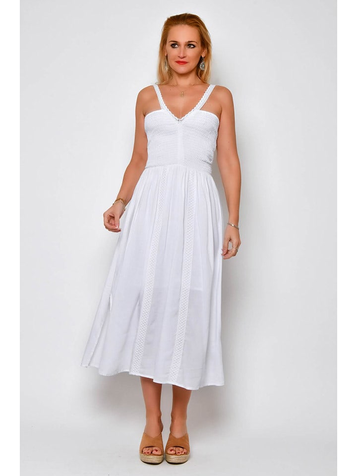 H.H.G. Sukienka w kolorze białym rozmiar: L