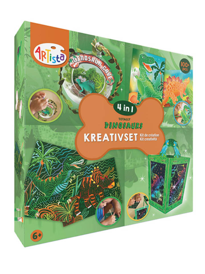 Artista Zestaw kreatywny 4w1 "Dino" - 6+ rozmiar: onesize