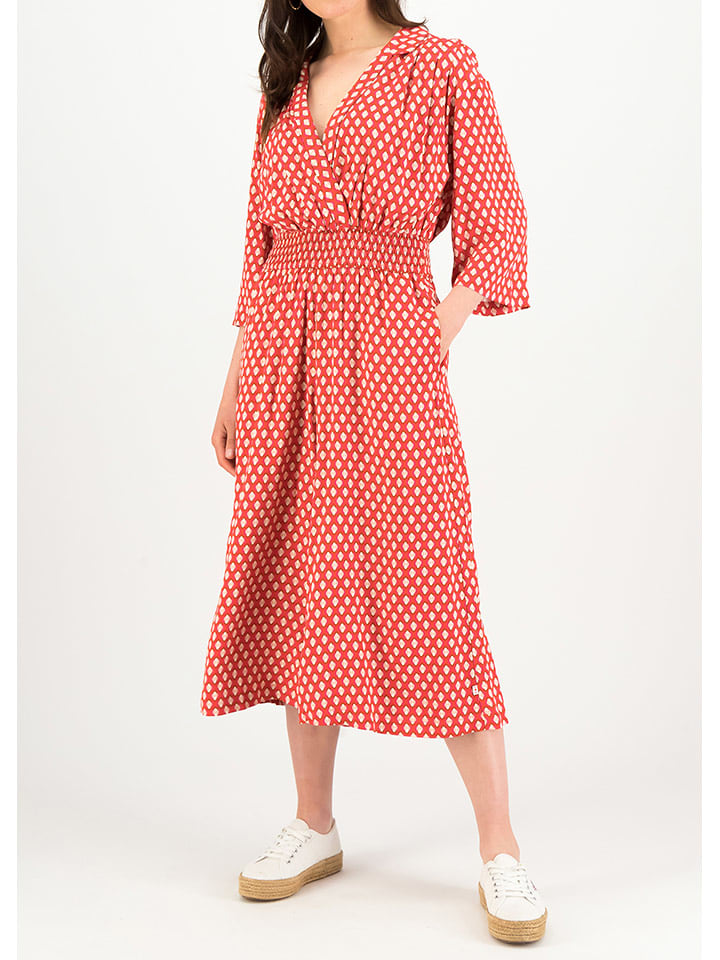 Blutsgeschwister Kombinezon "The One and Only Marliesl" w kolorze czerwono-kremowym rozmiar: M