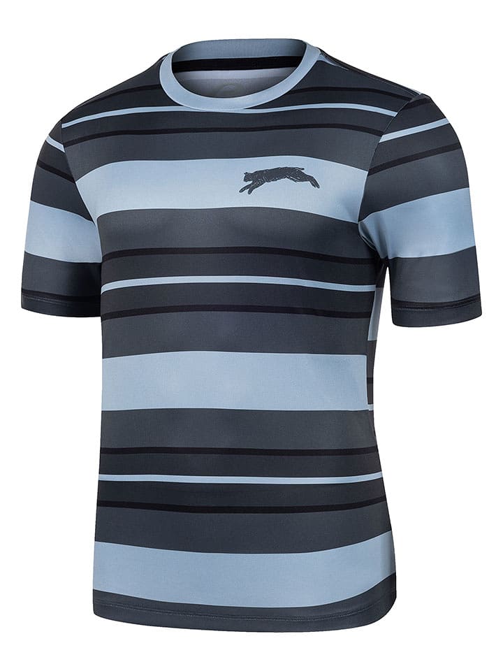 Protective Koszulka kolarska "Fergus" w kolorze szaro-błękitno-czarnym rozmiar: L