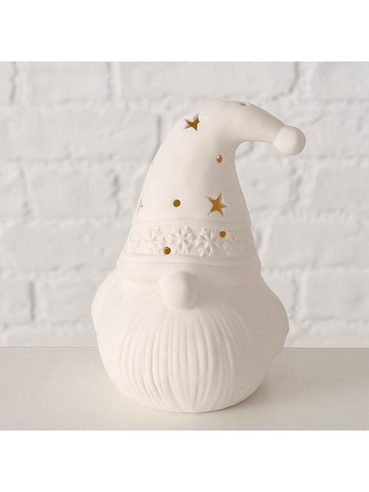 Boltze Figurka dekoracyjna LED "Tino" w kolorze kremowym - wys. 14 cm rozmiar: onesize