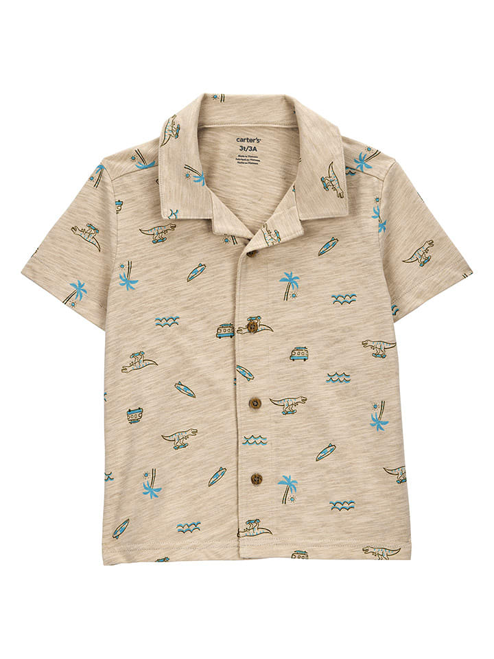 carter's Koszula w kolorze jasnobrązowym rozmiar: 98