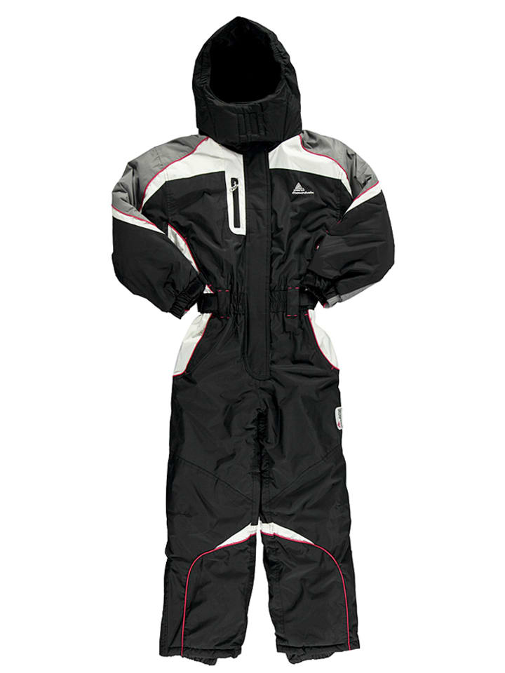 Peak Mountain Kombinezon zimowy w kolorze czarno-biało-szarym rozmiar: 164