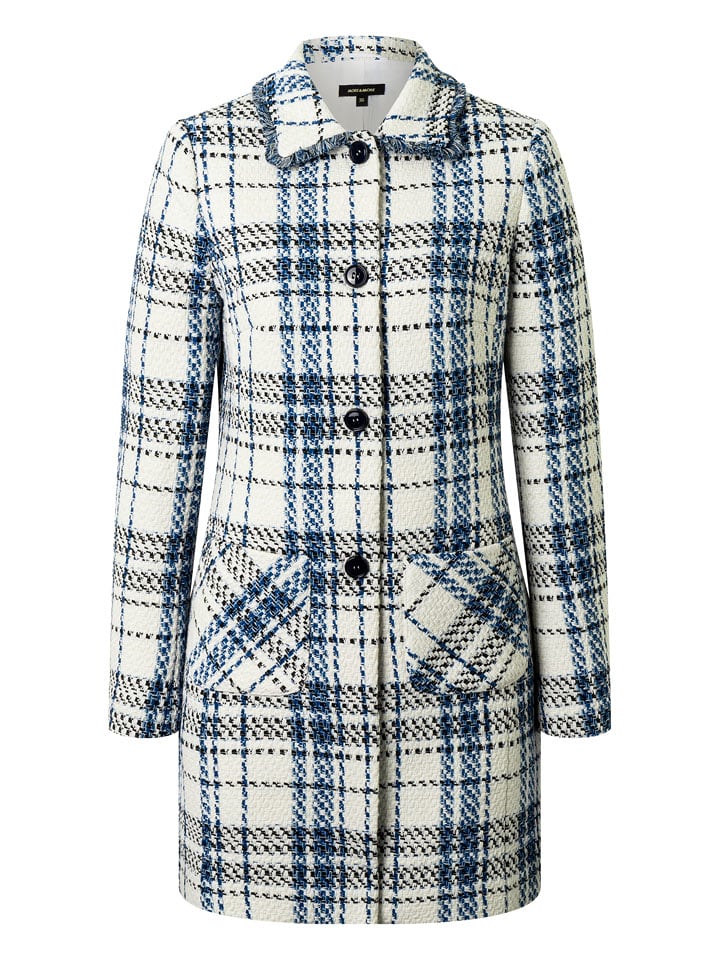 More & More Płaszcz przejściowy w kolorze kremowo-niebieskim rozmiar: 34