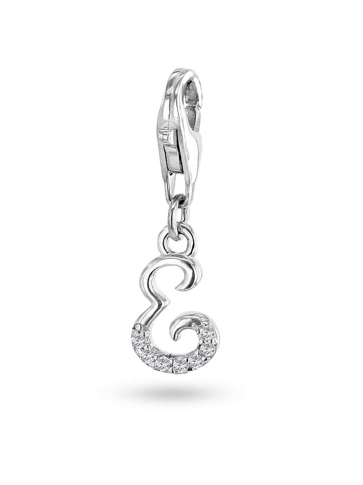 CHARM'S Srebrna zawieszka z cyrkoniami rozmiar: onesize