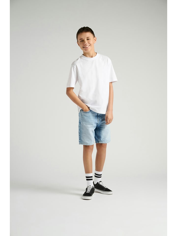 ONLY & SONS Junior Szorty dżinsowe "Edge" w kolorze błękitnym rozmiar: 128