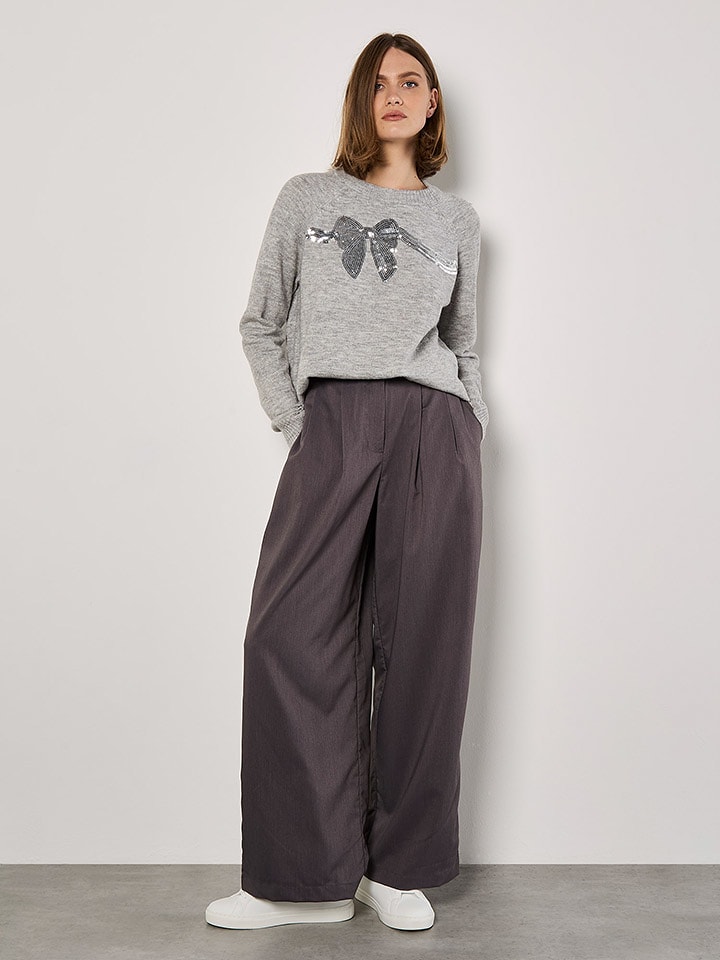 Apricot Sweter w kolorze szarym rozmiar: XL