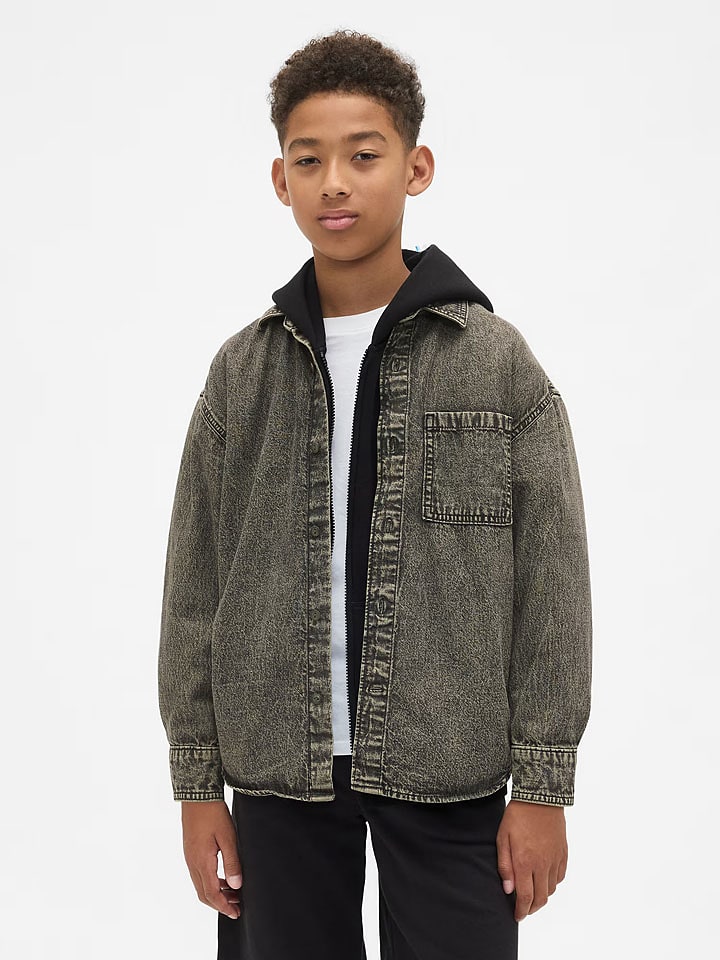 GAP Kurtka dżinsowa w kolorze antracytowym rozmiar: 164/170