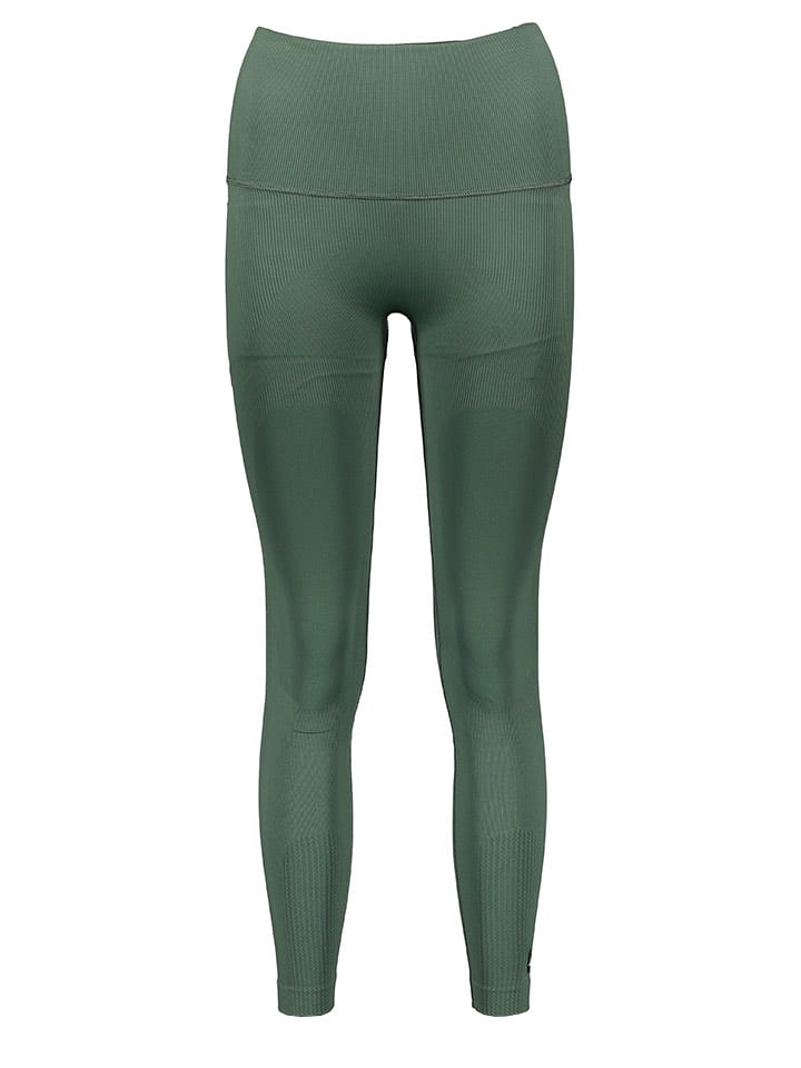 adidas Legginsy sportowe "FRMT Sculpt" w kolorze zielonym rozmiar: XL