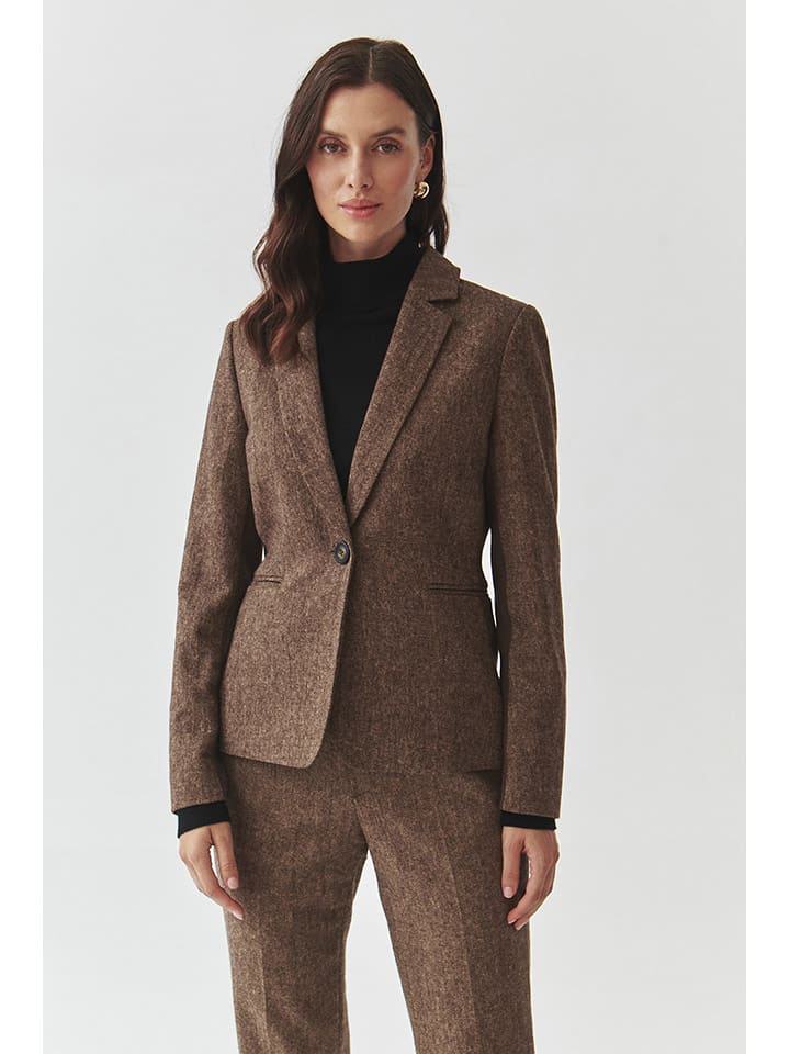 TATUUM Blezer w kolorze brązowym rozmiar: 40