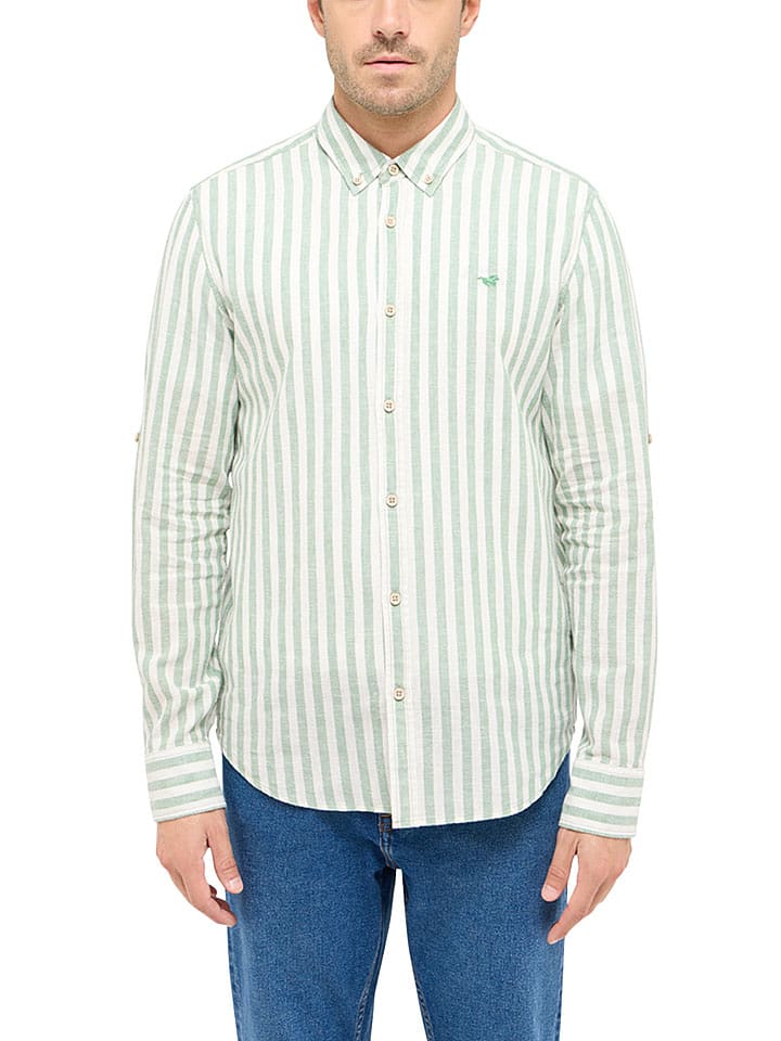 Mustang Koszula w kolorze zielonym rozmiar: XXL