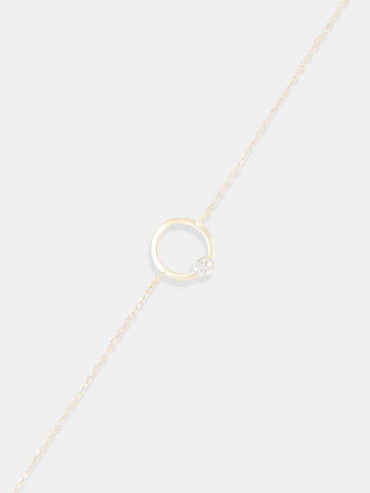 DIAMANTA Złota bransoletka "Yseult" z diamentami rozmiar: onesize