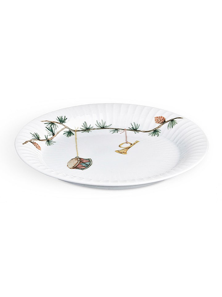 Kähler Talerz śniadaniowy "Hammershøi" w kolorze biało-zielonym - Ø 19 cm rozmiar: onesize