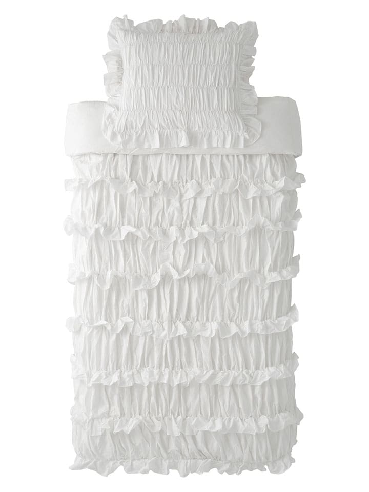 Ellos Home Komplet pościeli "Juliette" w kolorze białym rozmiar: 150x210 cm