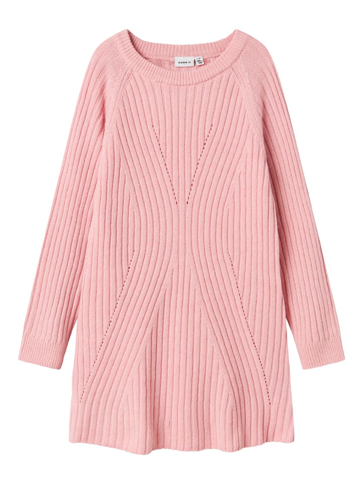 name it Sukienka dzianinowa "Rikine" w kolorze jasnoróżowym rozmiar: 152