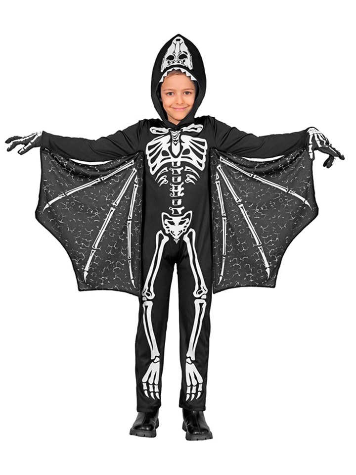 Widmann 2-częściowy kostium "Pterodactylus Skeleton" w kolorze czarnym rozmiar: 158