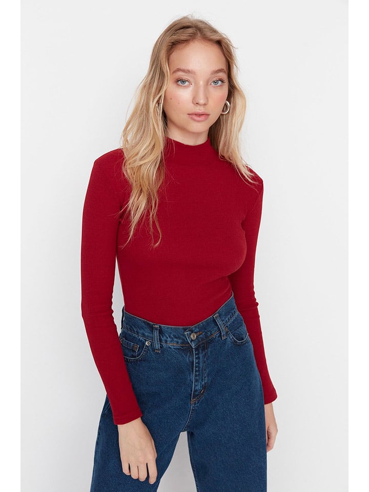 trendyol Koszulka w kolorze czerwonym rozmiar: S