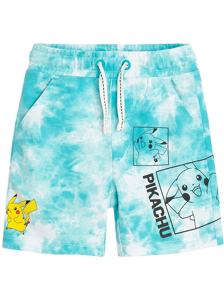 COOL CLUB Szorty w kolorze turkusowo-białym rozmiar: 140