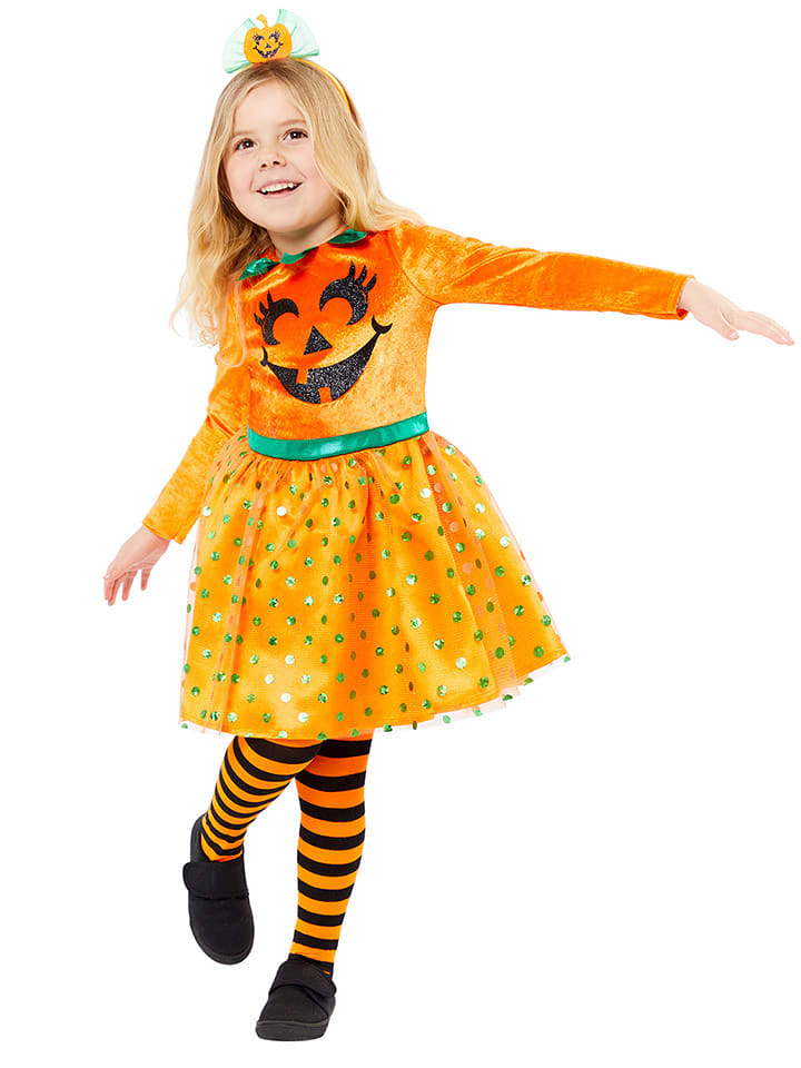 amscan 2-częściowy kostium "Lil Cute Pumpkin" w kolorze pomarańczowym rozmiar: 98/104