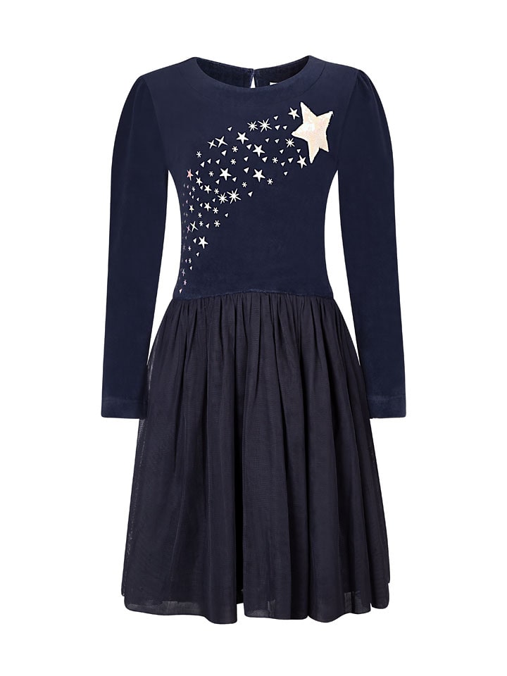 happy girls by Eisend Sukienka w kolorze granatowym rozmiar: 116