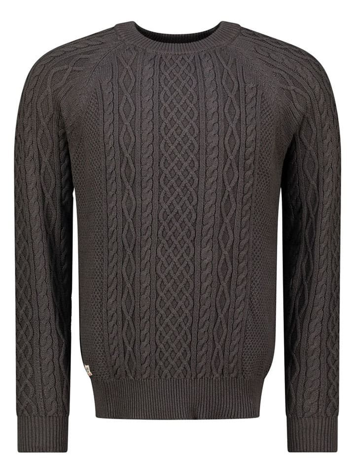 Geographical Norway Sweter "Fresh" w kolorze antracytowym rozmiar: XXL