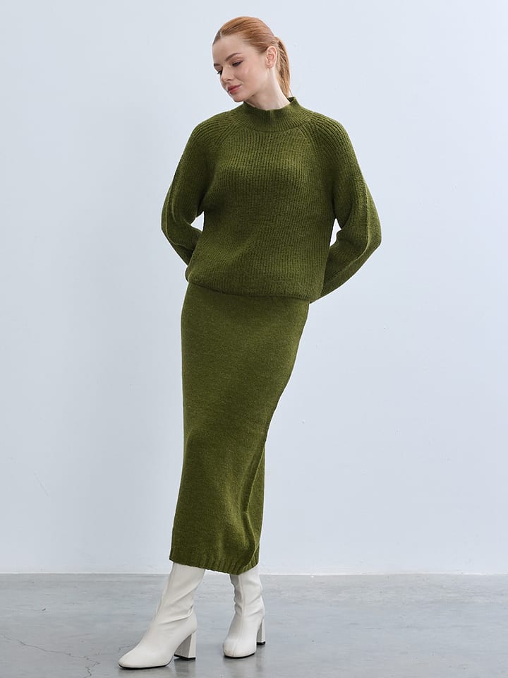 BGN Spódnica w kolorze zielonym rozmiar: 38