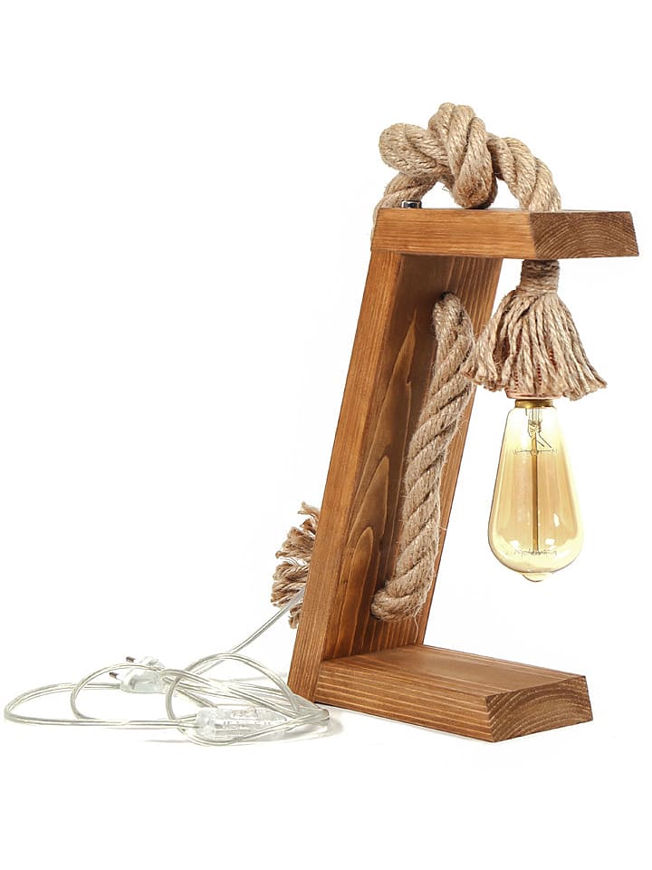 Opviq Lampa stołowa w kolorze jasnobrązowym - 20 x 35 x 10 cm rozmiar: onesize