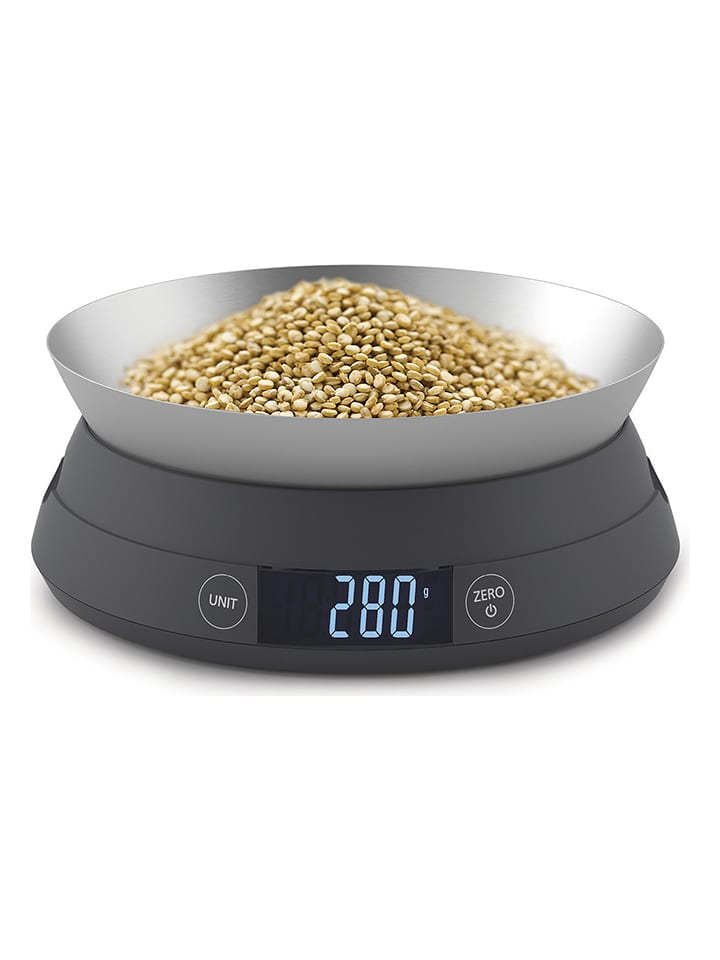 JosephJoseph Waga kuchenna "SwitchScale" w kolorze srebrno-szarym - 18 x 9 x 22 cm rozmiar: onesize