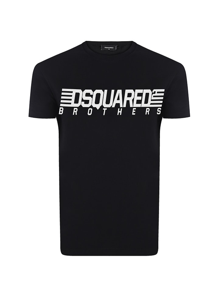 Dsquared² T-shirt w kolorze czarnym rozmiar: XL