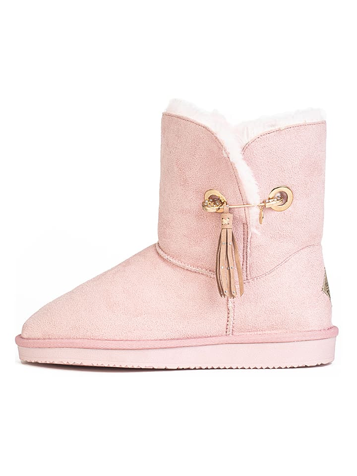 ISLAND BOOT Botki zimowe "Whale" w kolorze jasnoróżowym rozmiar: 40