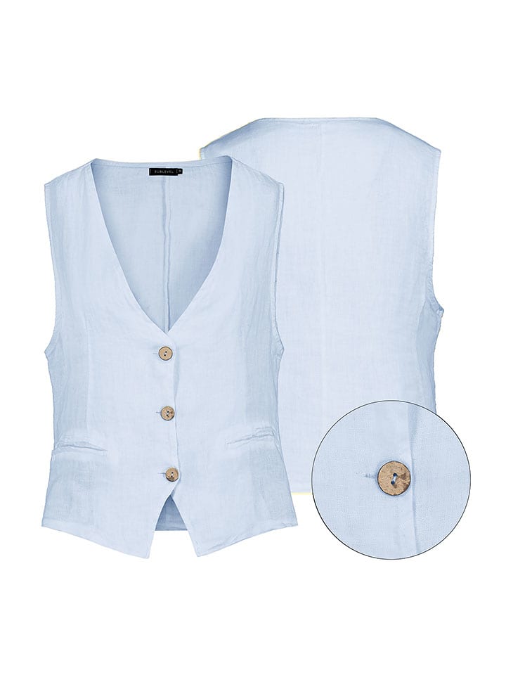 Eight2Nine Kamizelka w kolorze błękitnym rozmiar: M/L