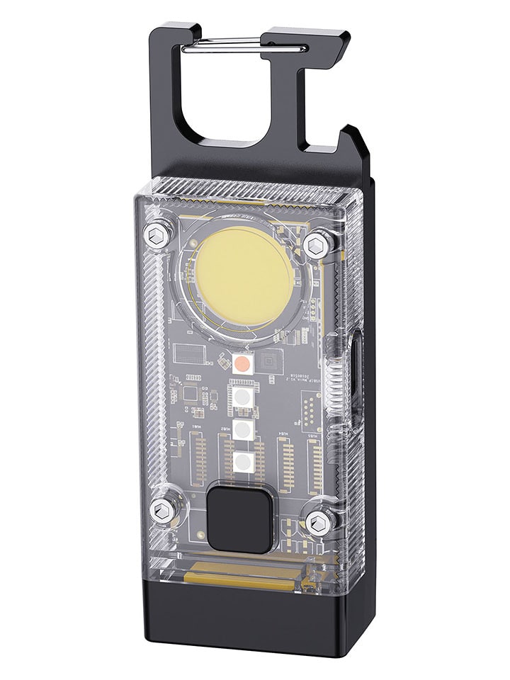 Genius Solarna latarka-brelok w kolorze czarnym do kluczy rozmiar: onesize