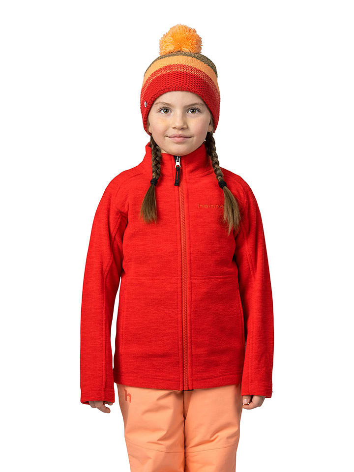 Hannah Kurtka polarowa "Alma" w kolorze czerwonym rozmiar: 134/140
