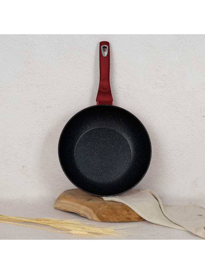 Berlinger Haus Patelnia wok "Metallic Line" w kolorze czerwonym - Ø 28 cm rozmiar: onesize