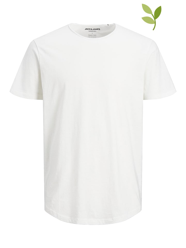Jack & Jones Koszulka "Basher" w kolorze białym rozmiar: L