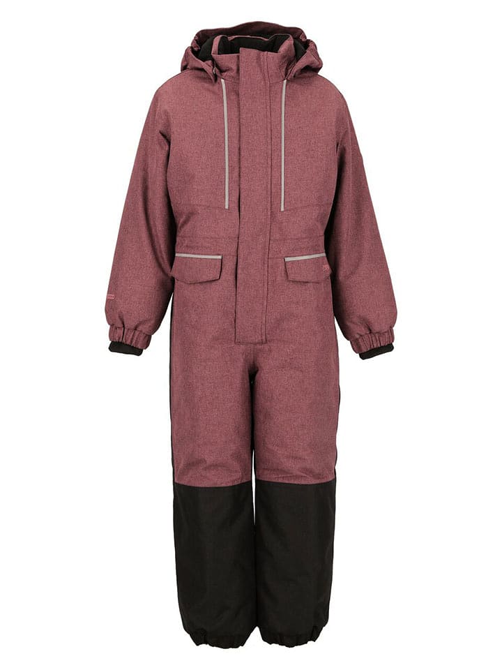 Zigzag Kombinezon zimowy "Merry" w kolorze jasnoróżowo-czarnym rozmiar: 152