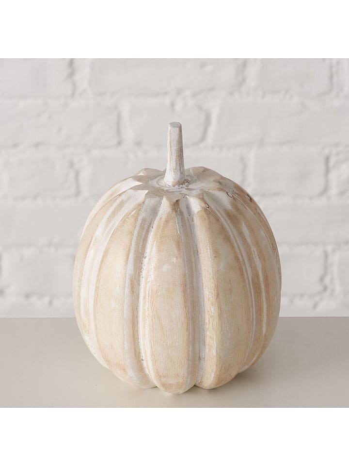 Boltze Dekoracja "Pompoen" w kolorze kremowym - wys. 16 x Ø 12,5 cm rozmiar: onesize