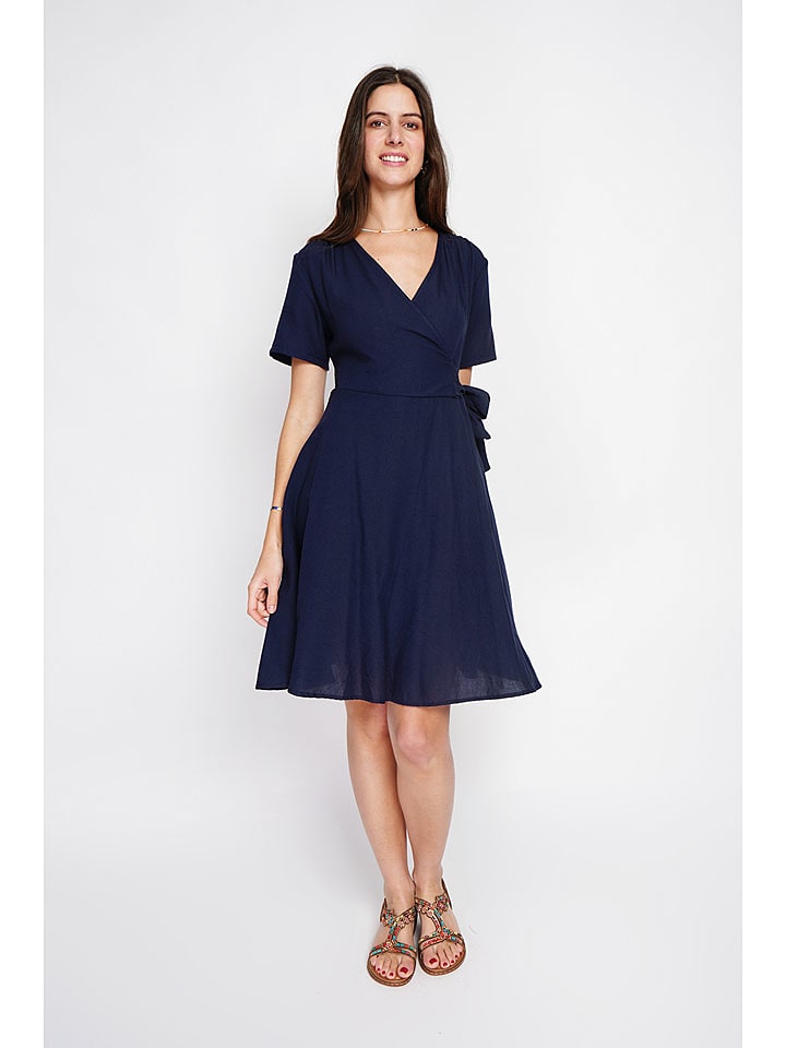 William de Faye Sukienka w kolorze granatowym rozmiar: 36