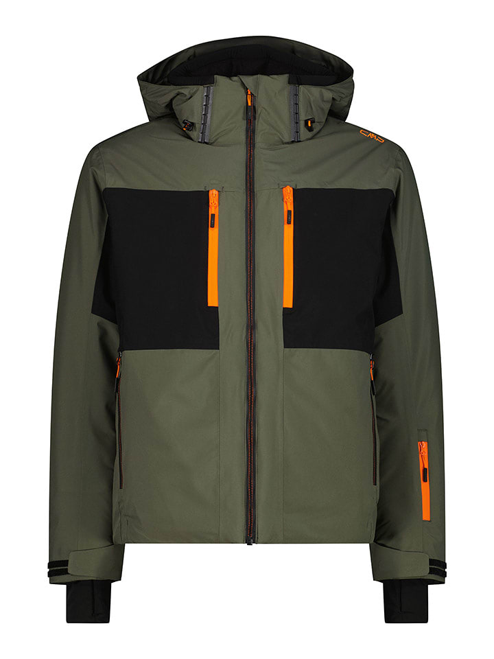 CMP Kurtka narciarska w kolorze oliwkowo-czarnym rozmiar: 52