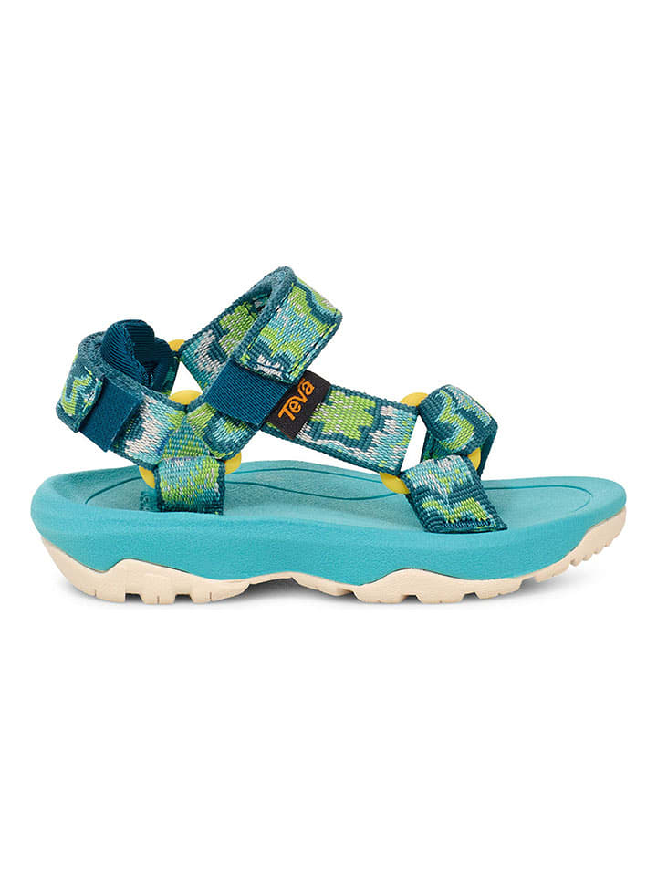 Teva Sandały trekkingowe "Hurricane XLT 2" w kolorze niebiesko-zielono-turkusowym rozmiar: 22/23