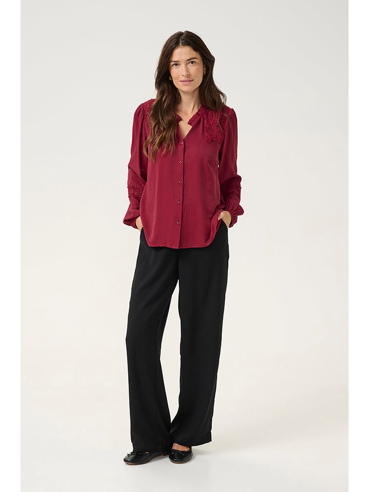 Cream Bluzka "Luna" w kolorze bordowym rozmiar: 40