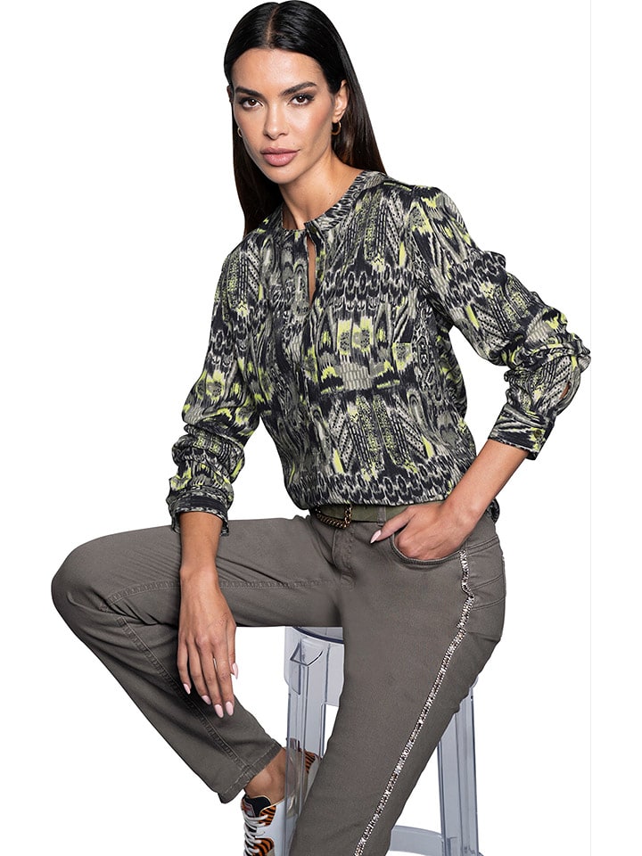 Heine Bluzka w kolorze khaki rozmiar: 34