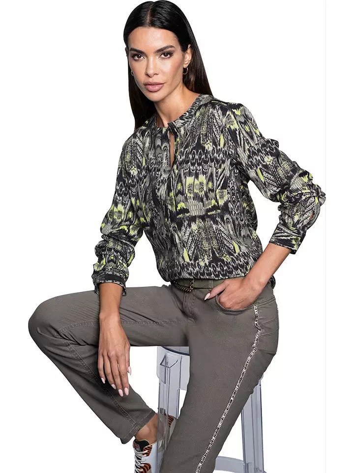 Heine Bluzka w kolorze khaki rozmiar: 34